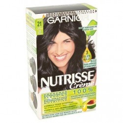 Garnier Nutrisse Crème coloration permanente nutritive 21 noir bleuté profond