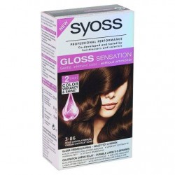 Syoss Gloss Sensation 3-86 Châtain Chocolat Doré