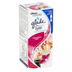 GLADE Touch & Fresh recharge assortiment *Désodorisant *Recharge *Parfums: Relaxing Zen